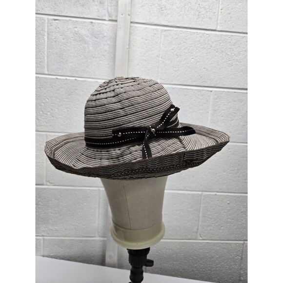 Gap Black and White Hat with Bow Sz S/M - Picture 1 of 6